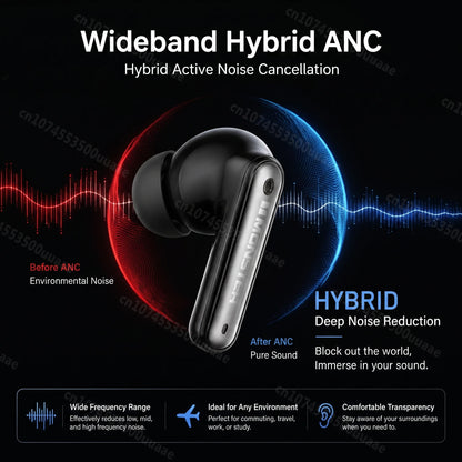 Monster Airstar A03 ANC Bluetooth 6.0 Earbuds Punchy Deep Bass Sports Headphones Active Noise Cancellation TWS Wireless Earphone