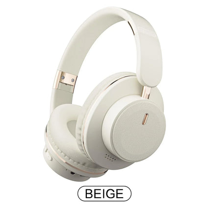 Bluetooth Headphones Wireless Headset Over Ear Foldable Portable Fashion Aesthetic Hi Fi Stereo Sound BT 5.3 Dual Mode Connectivity 24H Battery Fast Charging For Travel Gaming Music Streaming Photographers Students Commuters