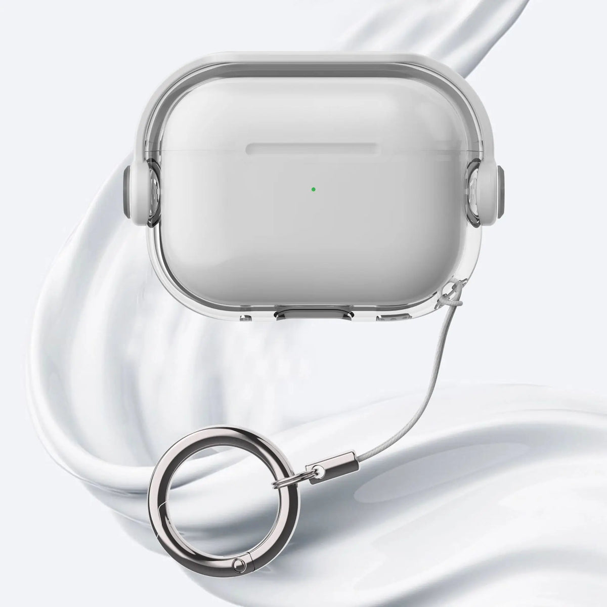 For AirPod Pro3 Case With Lock Shockproof Protective Cover with Cleaner Kit For Airpod 4 Case For AirPods Pro 3 Phone Stand Case