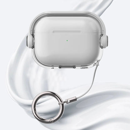 For AirPod Pro3 Case With Lock Shockproof Protective Cover with Cleaner Kit For Airpod 4 Case For AirPods Pro 3 Phone Stand Case