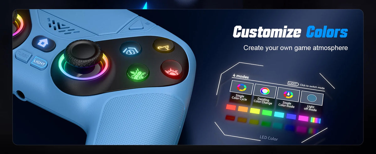 Gamepad For Playstation 5 Wireless Controller PS5 Console Gaming Controller With Turbo Dual Sense Vibrate Programming