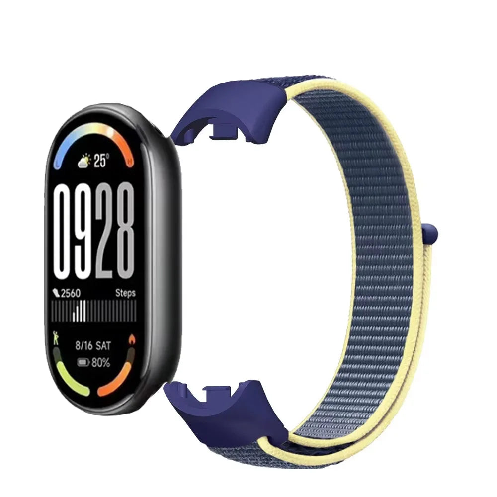 Nylon Loop Strap for Xiaomi Mi Band 11 10 9 8 7 6 5 4 Breathable wristband Smartwatch Bracelet sport pulsera watchband Miband 11