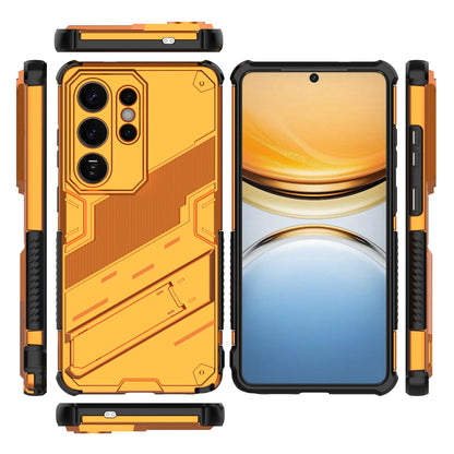 Armor Shockproof Phone Case For Samsung Galaxy S26 S25 S24 S23 S22 Ultra Plus Edge  S26 Pro With Holder Lens Protect Cover