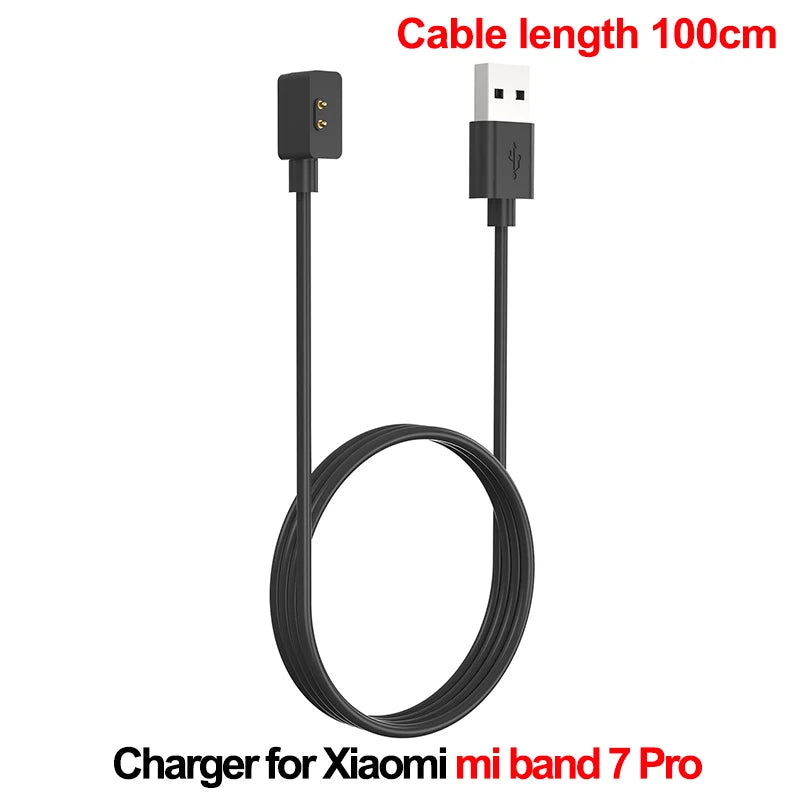 USB Magnetic Charger Wire For Xiaomi Mi Band 7 Pro Smart Watch Charging Cable For Xiaomi 6 5 4 3 2 Portable USB Charger Adapter