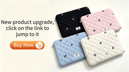 New Bowknot Fluffy Laptop Bag 11/13/15In Shockproof Tablet Sleeve Case Printing Computer Cover Bag for iPad Tablet Protection