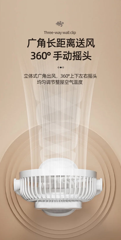 Portable USB Clip-On Fan for Office Desk Quiet Design for Dormitory Students Baby Stroller Bedside Small Tabletop Fan