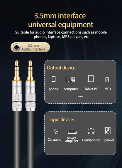 3.5mm Jack Aux Cable 3.5 mm Male to Male Audio Cable Speaker Line Aux Wire Cord Adapter For Samsung Xiaomi MP3 Headphone