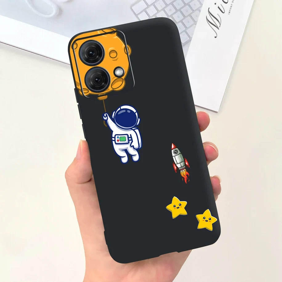 For Motorola Moto G54 Case Moto G84 Phone Cover Cute Astronaut Slim TPU Soft Silicone Funda For MotoG54 MotoG84 5G XT2343-1 Capa