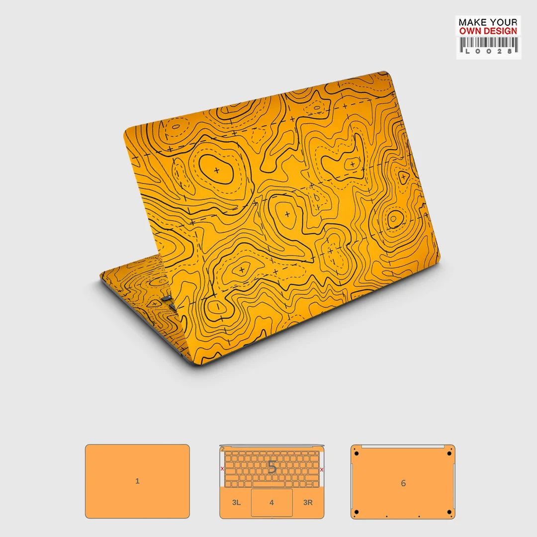 Colorful Skin Sticker for Macbook Pro 16 14 15 M1 M2 M3 M4 2021 2022 2023 2024 Full Wray Sticker Skins