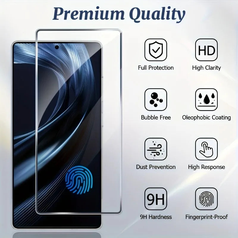 4Pcs Tempered Glass Screen Protector for Samsung galaxy S24 S25 Ultra S24 S23 Plus S22 S21 S25 S24 FE Scratch-Resistant Glass