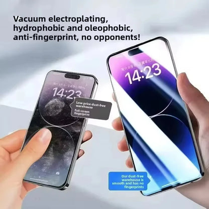 1-5PCS Dust Free Installation High-Definition Tempered Glass For iPhone 18 17 Pro Max Air 16 15Pro 14 Plus 13 12 Mini 11 XR XS X