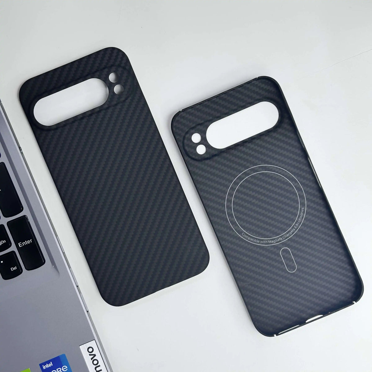 For Google Pixel 9 /9 Pro/9 ProXL/ 9A, 600D/1500D Kevlar Aramid Fiber Case – Magnetic, Ultra-Thin Hard Shell, Shockproof Cover