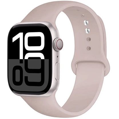 Silicone Band For Apple Watch straps 45mm 44mm 40mm 41mm 42mm-46mm sport bracelet iwatch series 8 7 6 5 SE 9 10 11 Ultra 2 49mm
