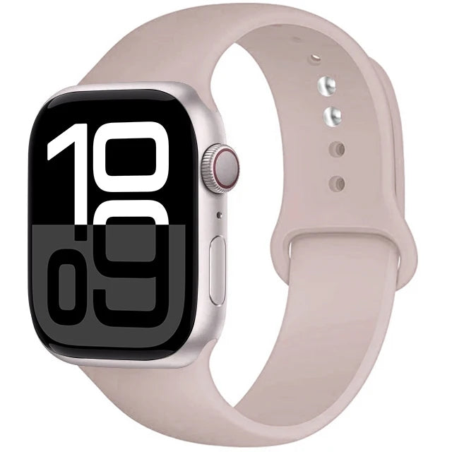 Silicone Band For Apple Watch straps 45mm 44mm 40mm 41mm 42mm-46mm sport bracelet iwatch series 8 7 6 5 SE 9 10 11 Ultra 2 49mm