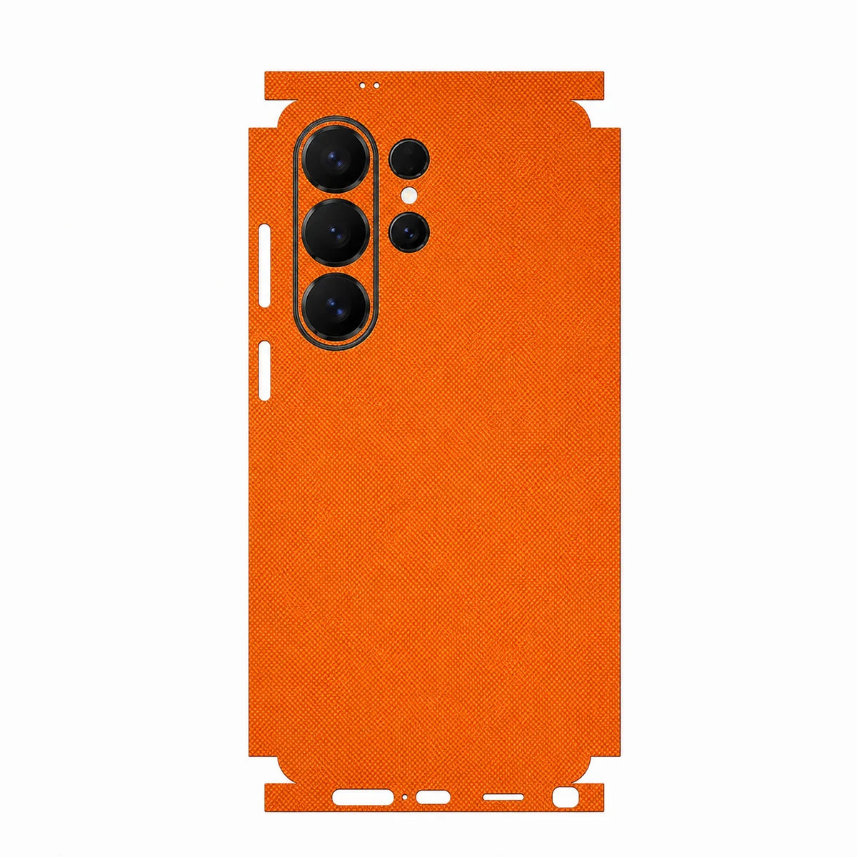 Full Wrap Faux Leather Back Skin for Samsung Galaxy S26 S25 Ultra Plus S24 S23 Anti Scratch Matte Slim Protective Film Cover