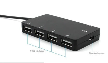 1 Set Micro USB OTG 4 Port Hub Power Charging Adapter Cable For Smartphone Tablet High Speed