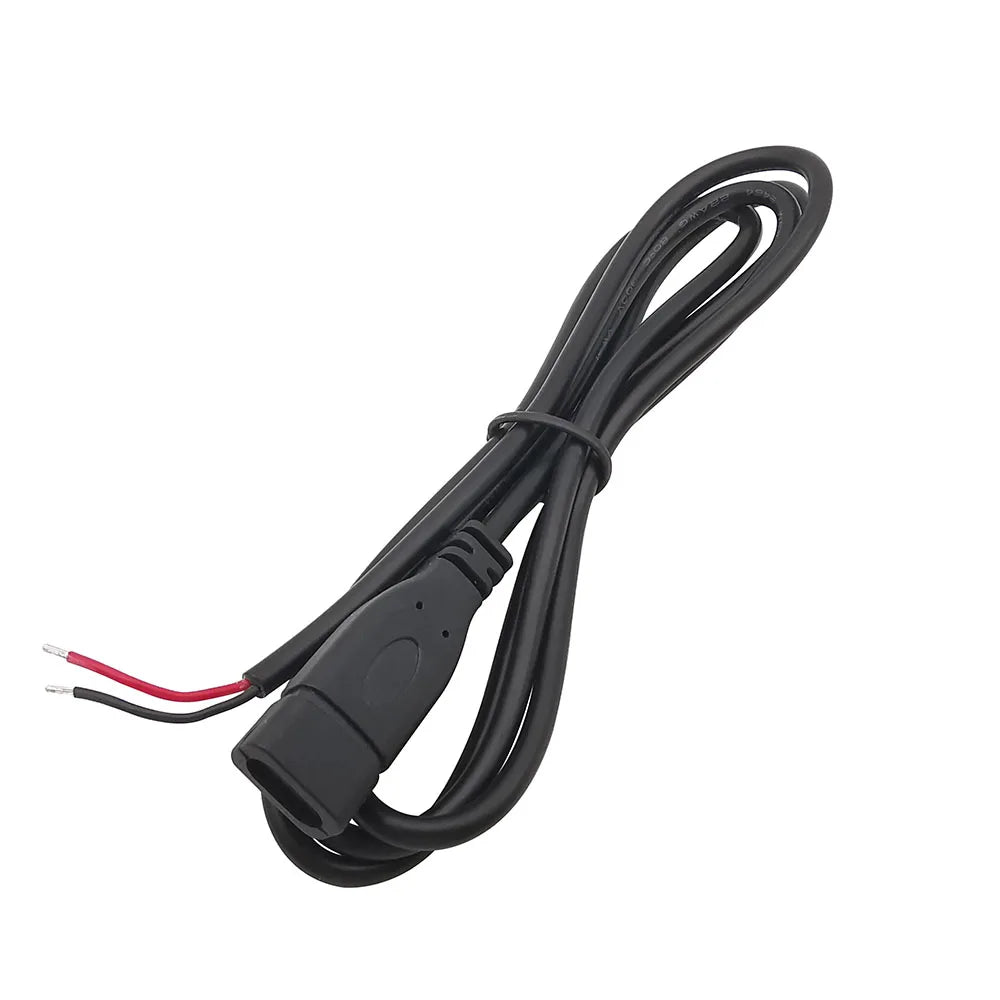 Micro USB Power Supply Cable 2 Pin 4 Pin Female Male Wire Jack Charger Charging Cord Extension Connector DIY Data Cable 0.3M 1M