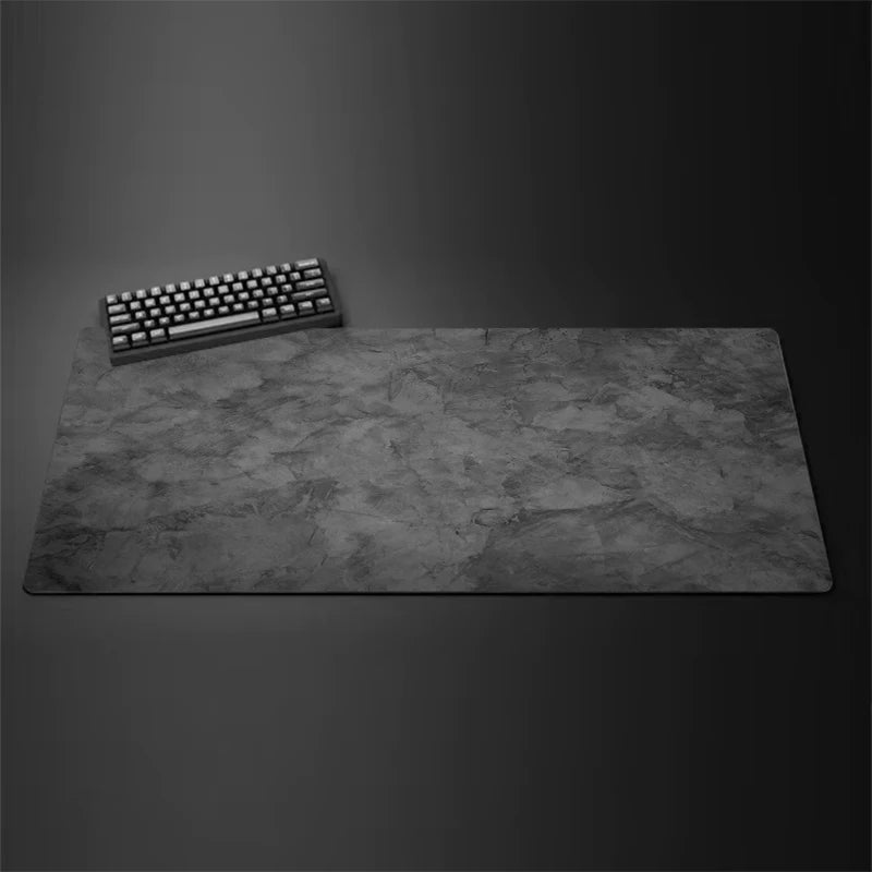Gray Mouse Pad Large/Small Overlocked Mousepad NonSlip Desktop Keyboard Table Pad Gray Series Game Desk Mat Computer Accessories