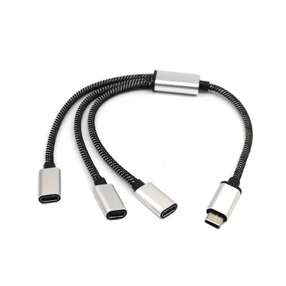 Multi USB Hub Extensions 3/2 Port Type C Hub USB Splitter Fast Data Transmission OTG Adapter For PC Laptop Pro