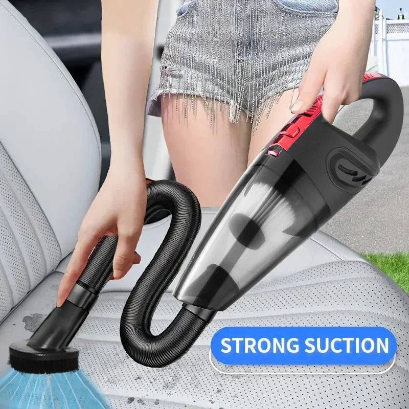 Portable wireless vacuum cleaner, multi-function car and home dual-use, rechargeable, long-lasting battery life, strong suction