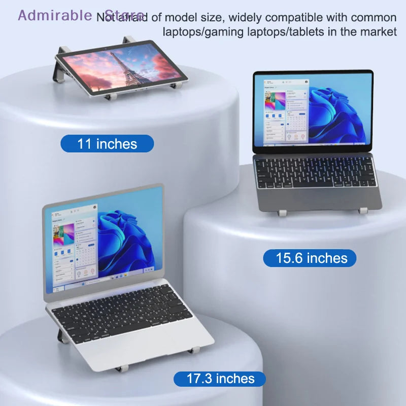 [W]2in1 Laptop Vertical Holder Tablet Notebook Computer Heightening Stand Bracket For  For  Pro For Office Studio