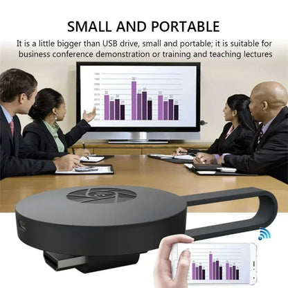 Portable 1080P Wireless TV Stick Video Receiver TV HD WIFI Dongle Adapter For Android/iOS TV Box Computer Live Screen Projector