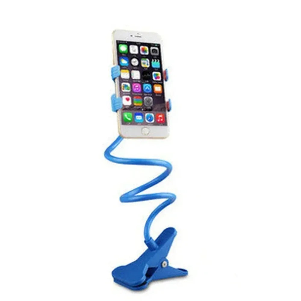 Portable Flexible Lazy Bed Desktop Bracket 360 Clip Mobile Phone Holder Stand Smartphones Desk Bed Mount Stand Base Support 70cm