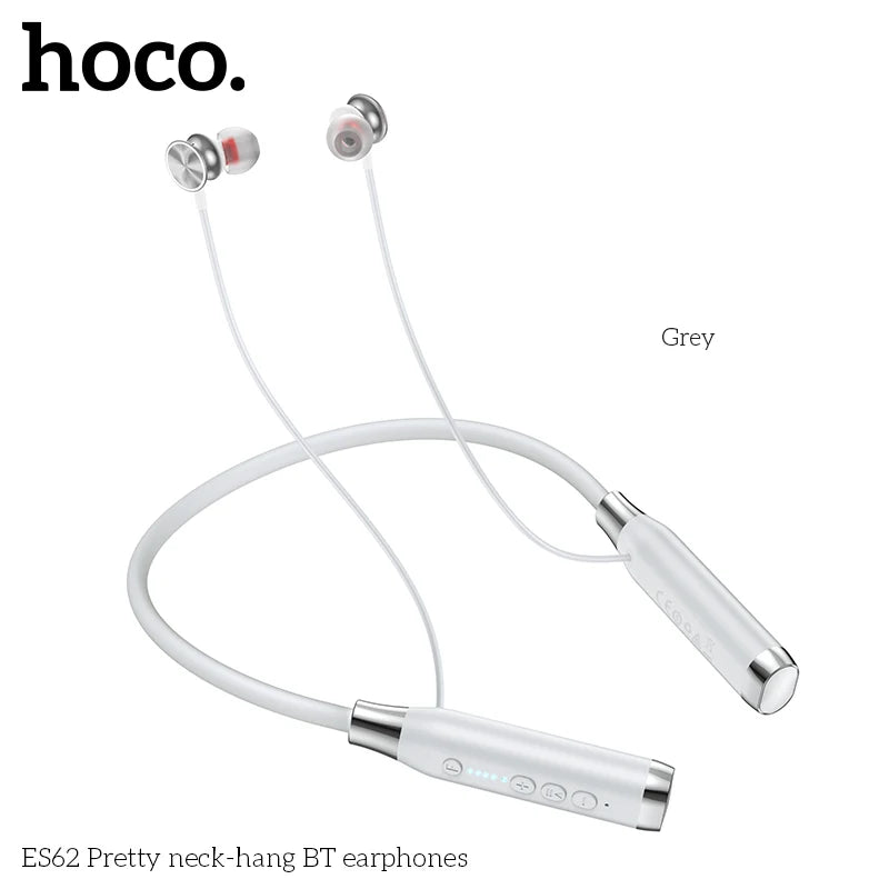 HOCO ES62 Neckband Earphones Bluetooth 5.3 Sport Headsets Support TF Card Playback 120 Hours Long Battery Life For Mobile Phone