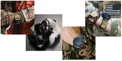 HEMSUT Watch Band For Garmin Fenix8 7 6 Nylon Quickfit 20 22 26mm Sports Wrist Strap Compatible EPIX /MK3 /Tactix