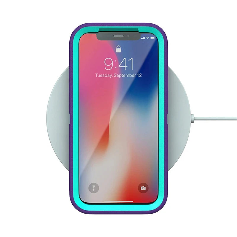 3 in 1 Armor Shock Proof Case for iPhone X XS MAX XR Defender Clip Case for iPhone 16 15 14 13 12 11 Pro Max Mini 6 6s 7 8 plus
