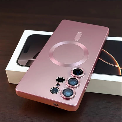 S26 S25 Ultra Case Luxury Magnetic Phone Case For Samsung Galaxy S26 S25 S24 S23 Ultra Plus S26Ultra Cases Soft TPU Matte Cover