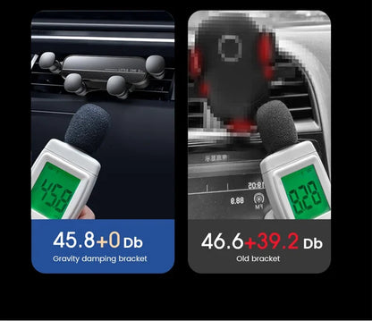 Gravity Car Phone Holder Air Vent Mount Cell Phone Holder in Car Mobile Support For iPhone16 15 14 13 12 Xiaomi GPS Stand