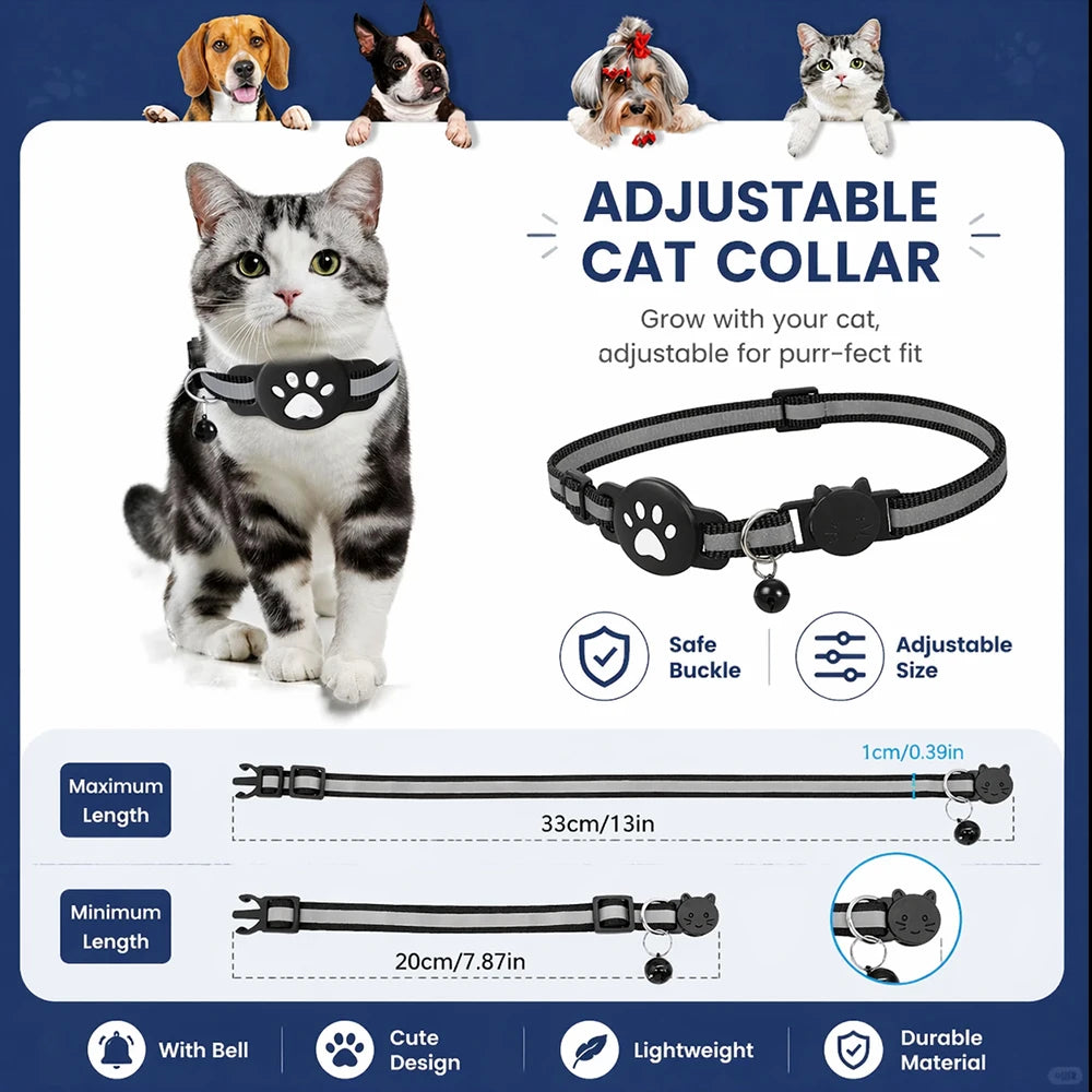 Smart Location Tag Works with Google Find Hub Android GPS Tracker With Cat Collar Item Finder Wallet Suitcase Pets Bag Luggage