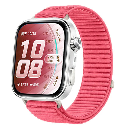 Official Nylon Braided Strap for Huawei Watch Fit 5/5 Pro Breathable Bracelet Watchband Huawei Watch Fit 4 Pro/4/3 Accessories