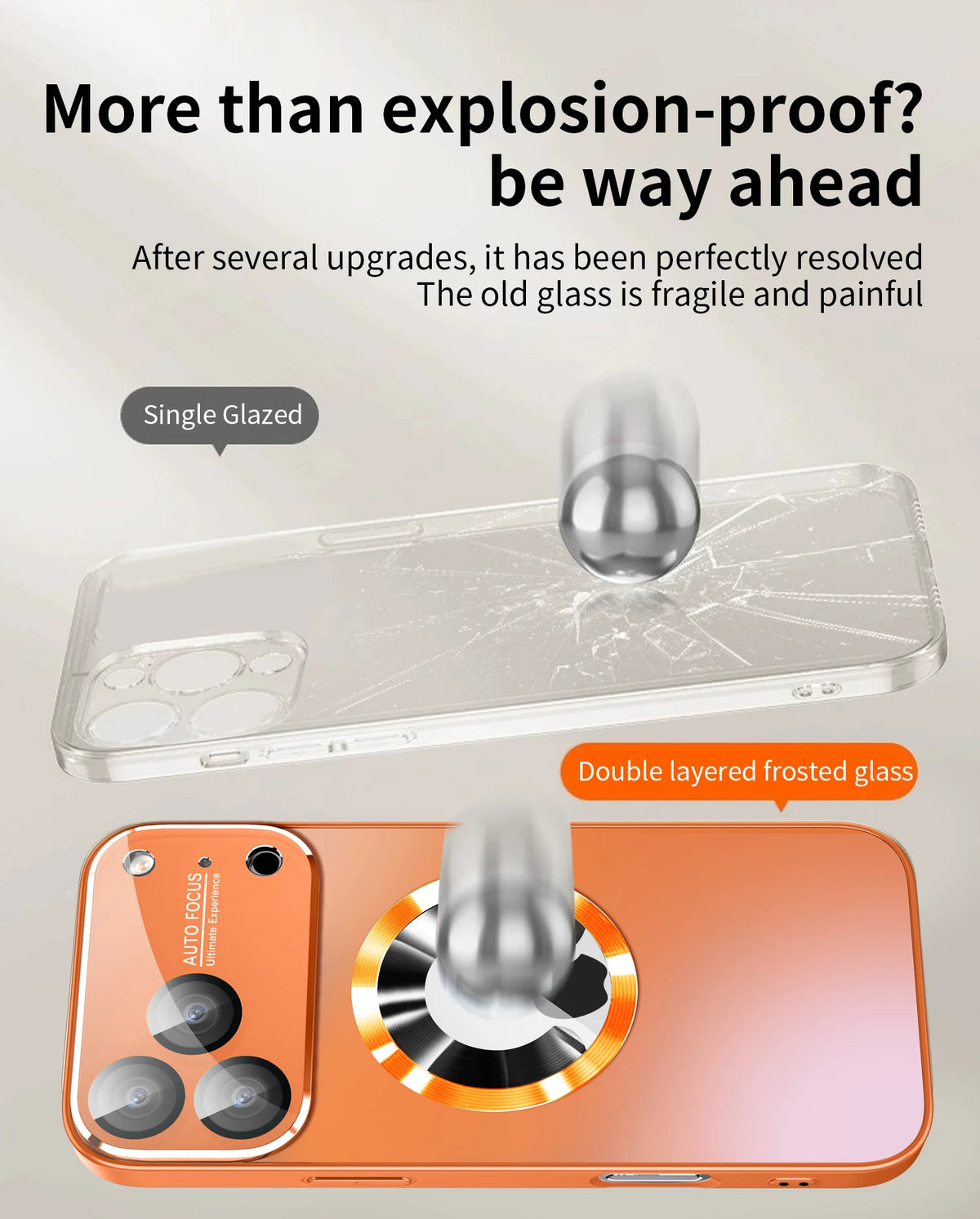 Luxury Glass Camera Lens For Magsafe Magnetic Wireless Charge Case For iPhone 18 16 17 11 12 13 14 15 Pro Max Shockproof Cover