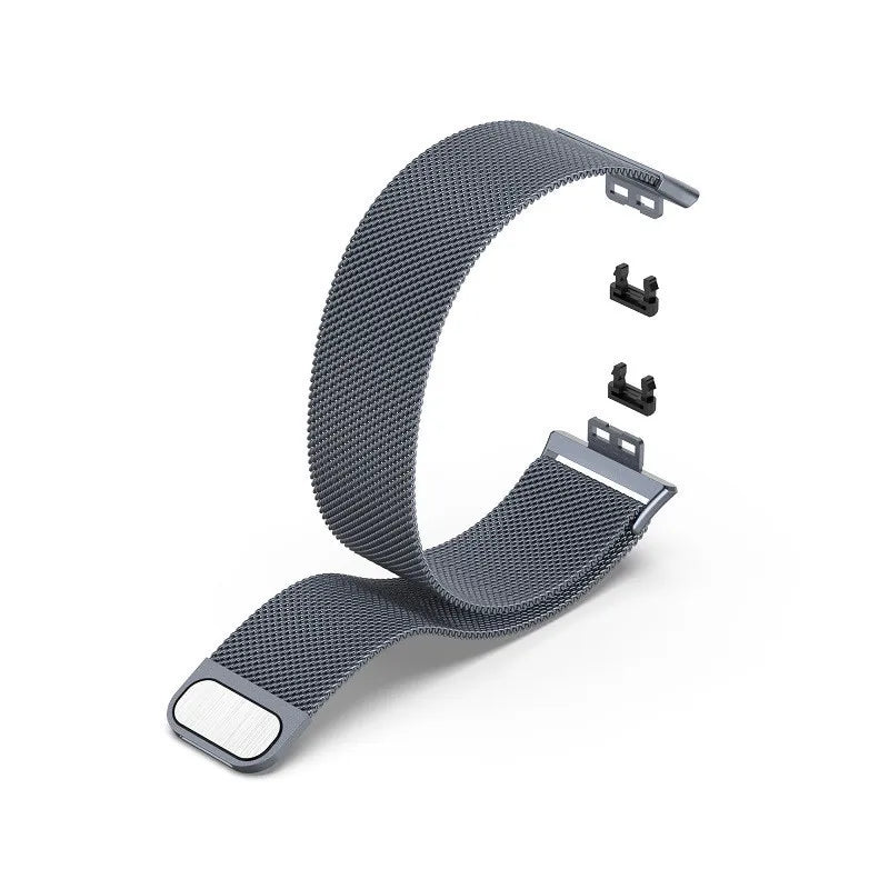 Magnetic Metal Strap For Huawei Smart Watch Fit 2 Stainless Steel Mesh Loop Bracelet Correa Huawei Fit Watch TIA-B19/B09