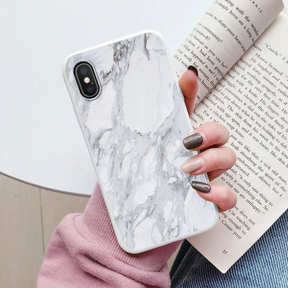 Fashion Marble Cover For iphone X XS MAX Soft Protective Cases Silicone Coque Bumper Fundas For iphone X XSMA iphoneX Shell Bags