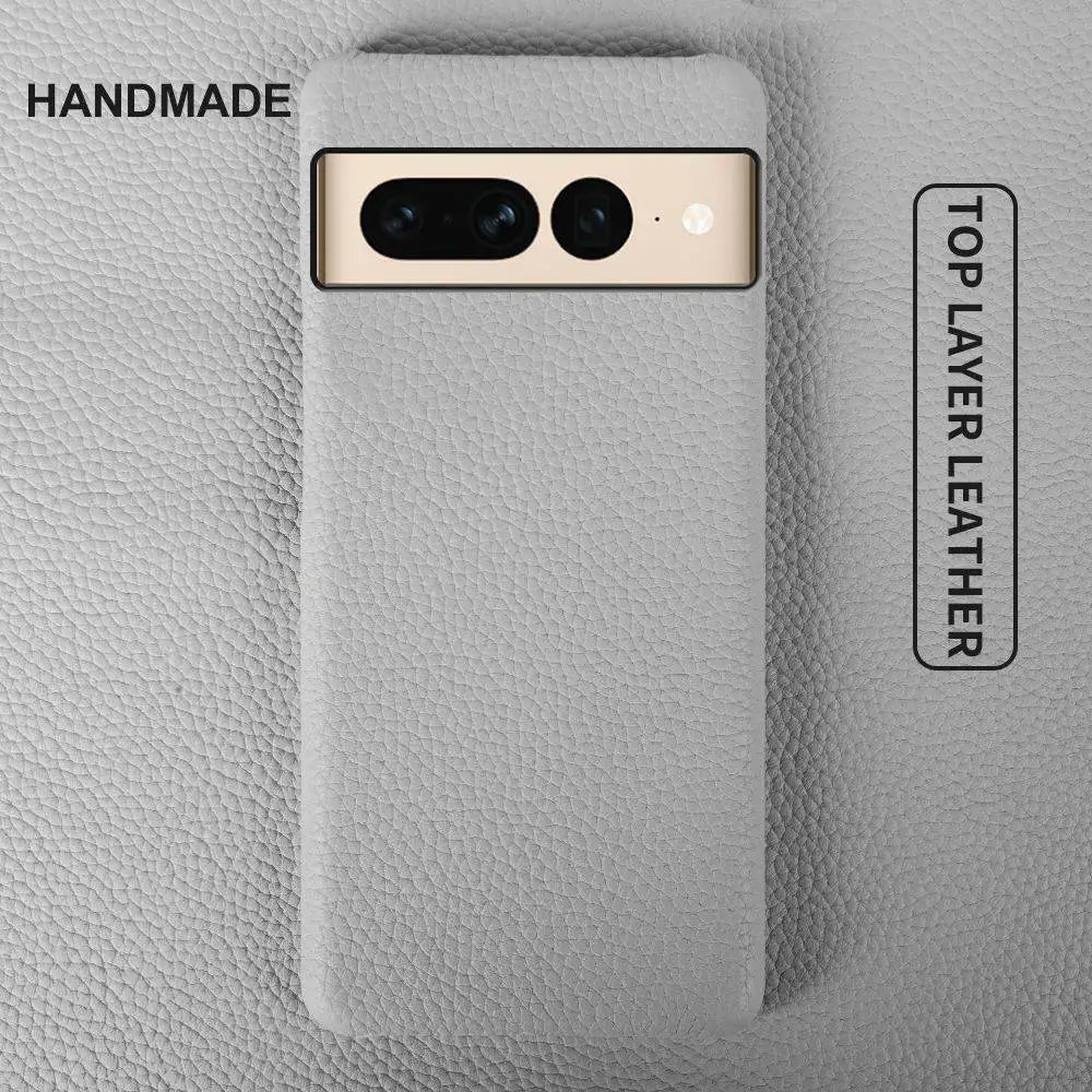 Fundas Pixel 10 Pro Case Business Genuine Leather Cases for Google Pixel 6A 7Pro 5A Mobile Phone Cover Capa Back Coque Carcasa