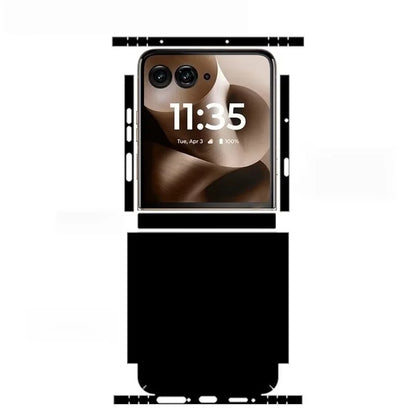 Colorful Anti-Scratch Phone Skin For Motorola Razr60 40 50 Ultra Back + Hinge Decal Matte Film For Moto Razr 40 50 Decal Sticker
