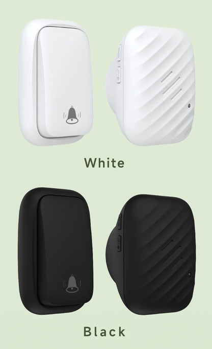 New Long-Range Self Powered Wireless Door Bell No Battery Waterproof 60 Ringtones Kinetic Doorbell EU US UK Plugs Optional