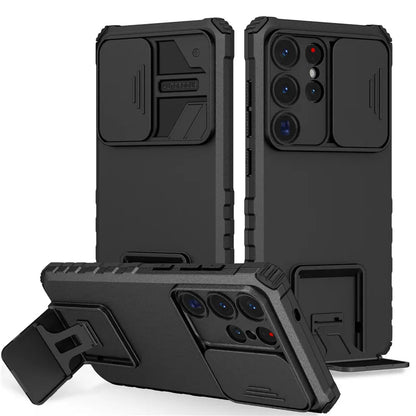 Shockproof Armor Funda For Samsung Galaxy S20 FE S21 S22 S23 S24 Plus Note 20 S25 Edge S26 Ultra 5G Slide Lens Protect Case