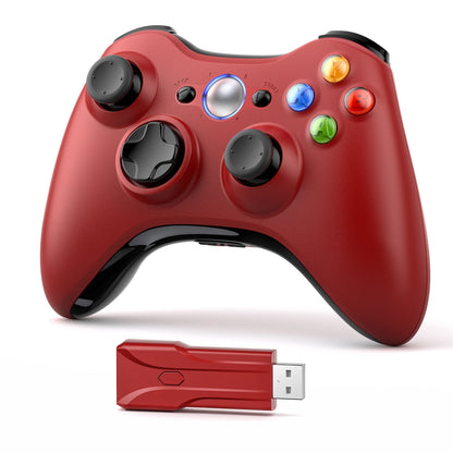 Wireless For Xbox 360 Controller Xbox 360 Slim/Elite/Winodow/PC Video Game Gamepad 6axis Joystick Dual Vibration 2.4G Gaming