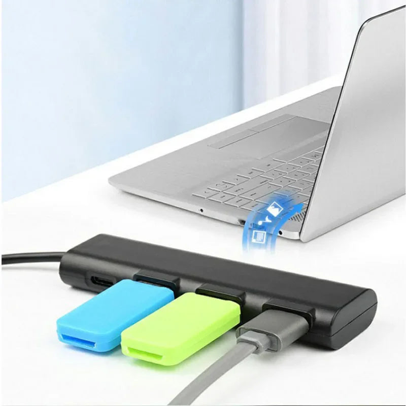 1 Set Micro USB OTG 4 Port Hub Power Charging Adapter Cable For Smartphone Tablet High Speed