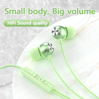 Wired Headphones For Apple iPhone 15 16 E Pro Max Plus iPad USB C In-Ear Earphones HiFi Surround Sound Music Type C Wired Earbud