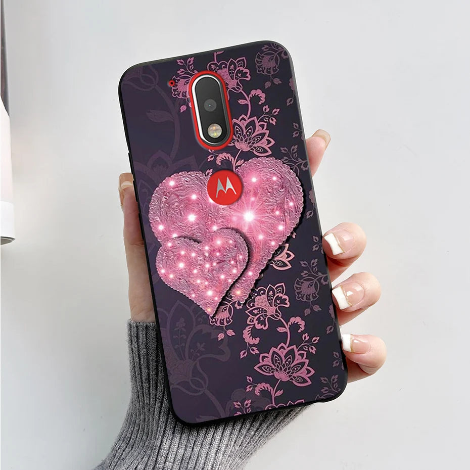 Case for Motorola Moto G4 / Moto G4 Plus / Moto G4 Play Back Cover Fashion Marble Silicone Soft TPU Protective Phone Cases Coque