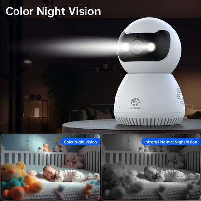 JOOAN 5MP 3MP Smart Home 5G WiFi Security Camera Indoor Wireless IP Surveillance Camera AI Tracking Night Vision Baby Monitor