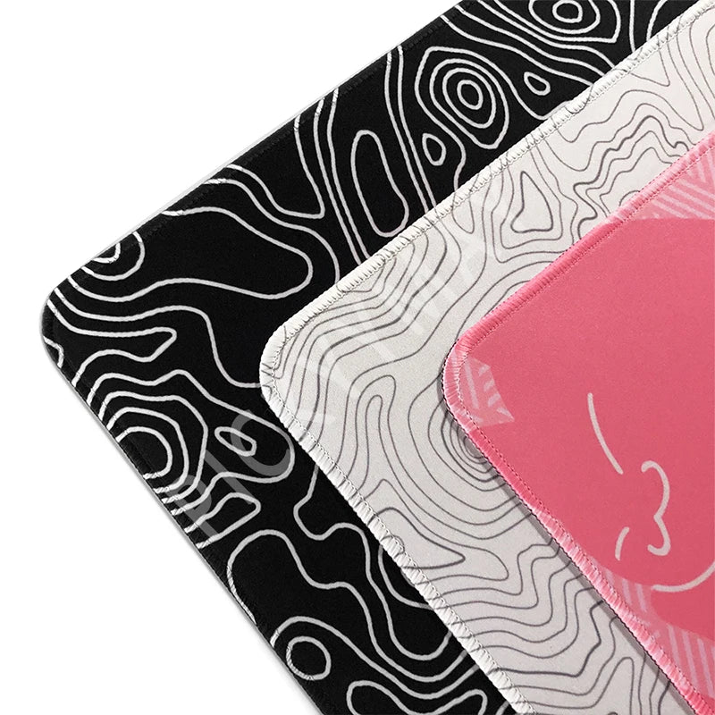 Cat Locking Edge Mouse Mats Cute Large Rubber Mouse Pad Gaming Mousepads Gamer Mousepad Black Desk Pads Office Keyboard Mat
