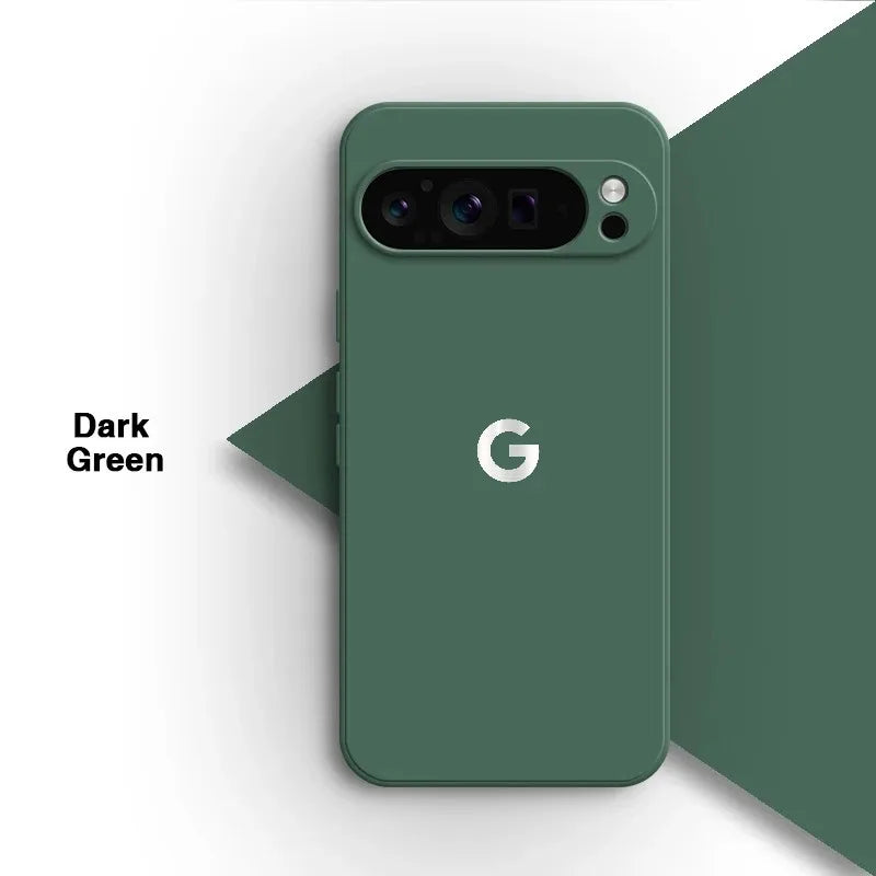 New Original Liquid Silicone Phone Case for Google Pixel 11 10Pro XL 11 10 9 8 7 6Pro Shockproof Camera Protector Cover