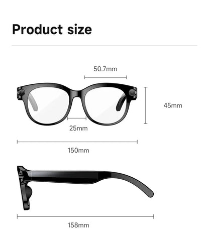 2026 AI Smart Glasses 8K Remote Control Touch Photo Camera Recording Voice Assistant Translator Wireless Bluetooth Sunglasses