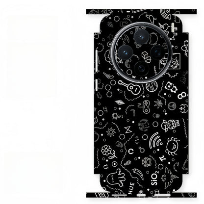 Colorful Sticker for VIVO X200 X300 PRO Back Screen Protector with Hing Side Skin  Protective Film